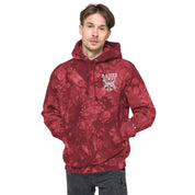 Raccoon Champion tie-dye hoodie