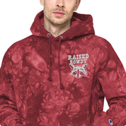 Raccoon Champion tie-dye hoodie