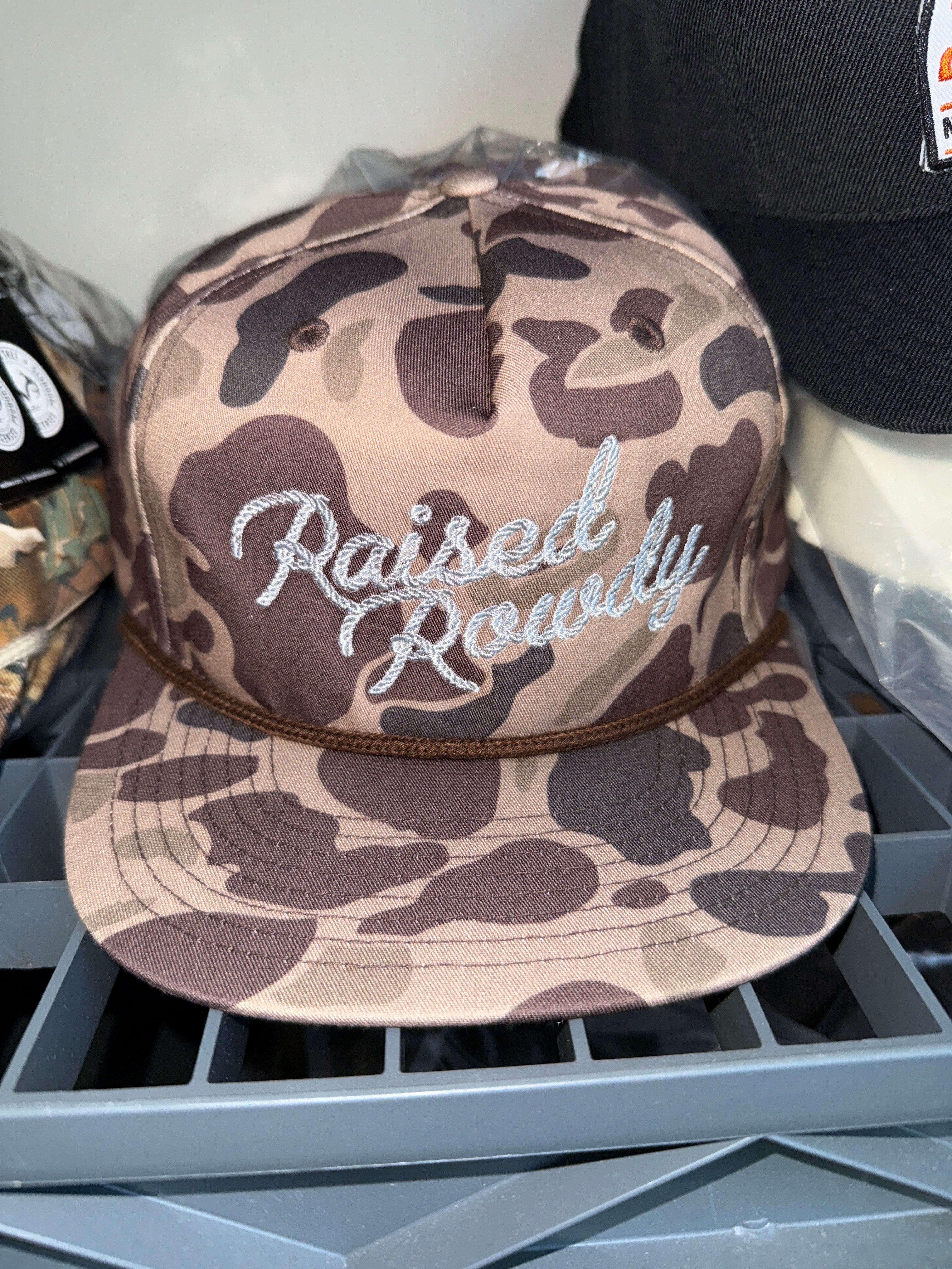 Premium Old School Camo Hat