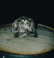 Old School Camo Script Hat