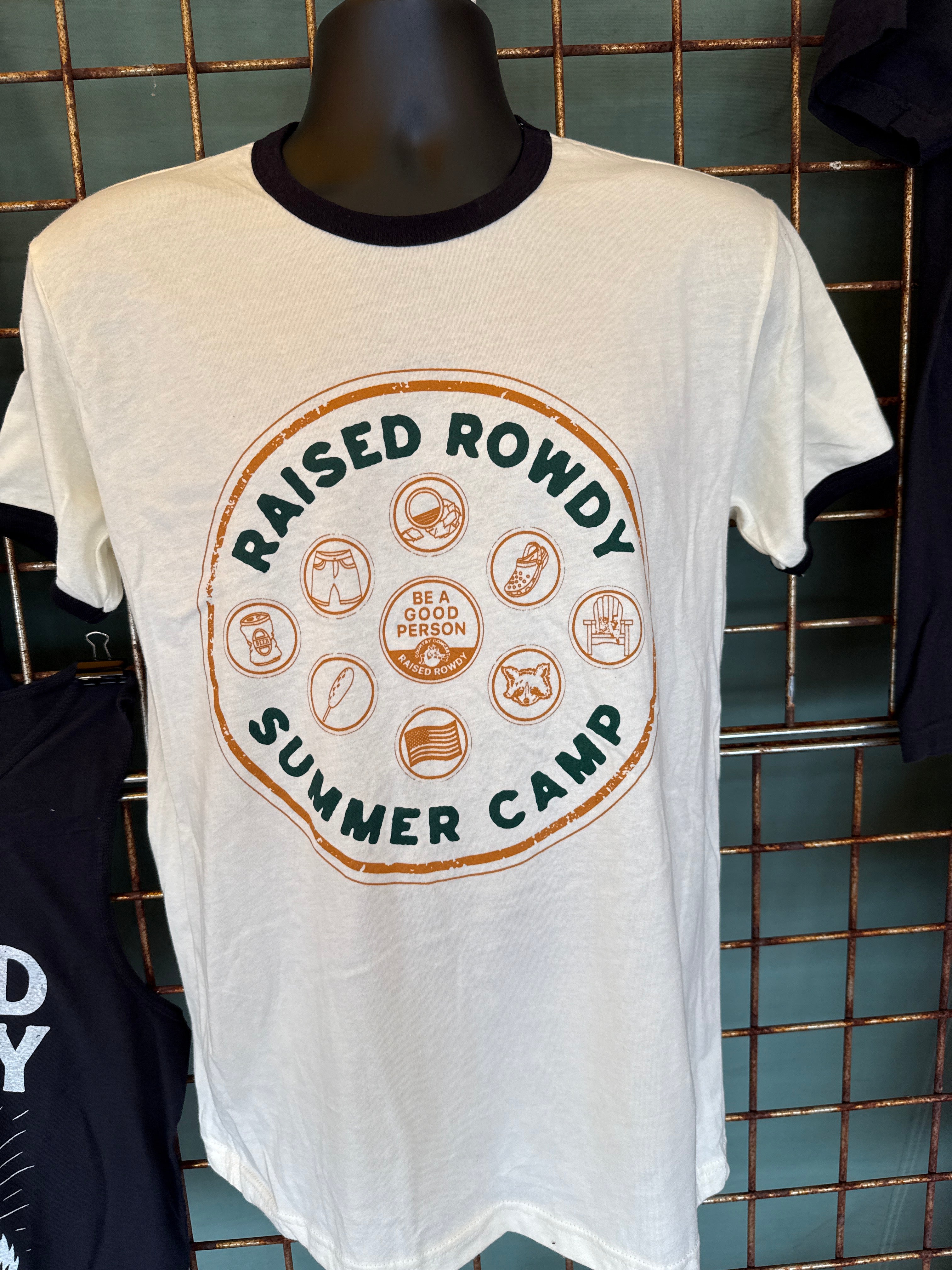 Raised Rowdy Summer Camp Tee