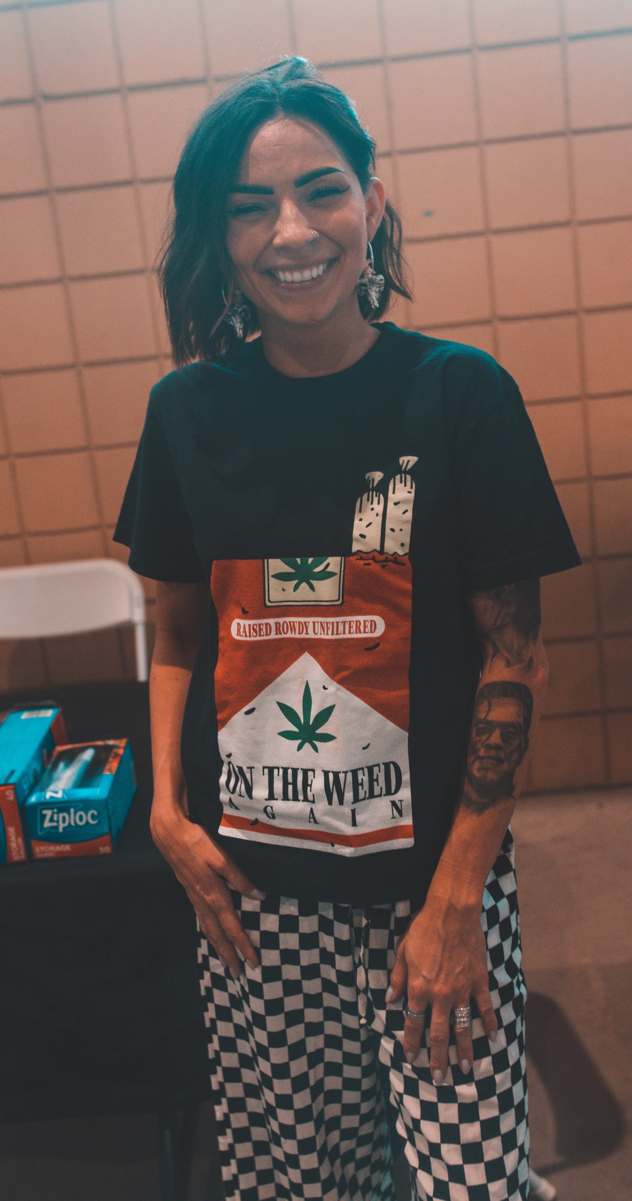 On the Weed Again Comfort Colors Tee