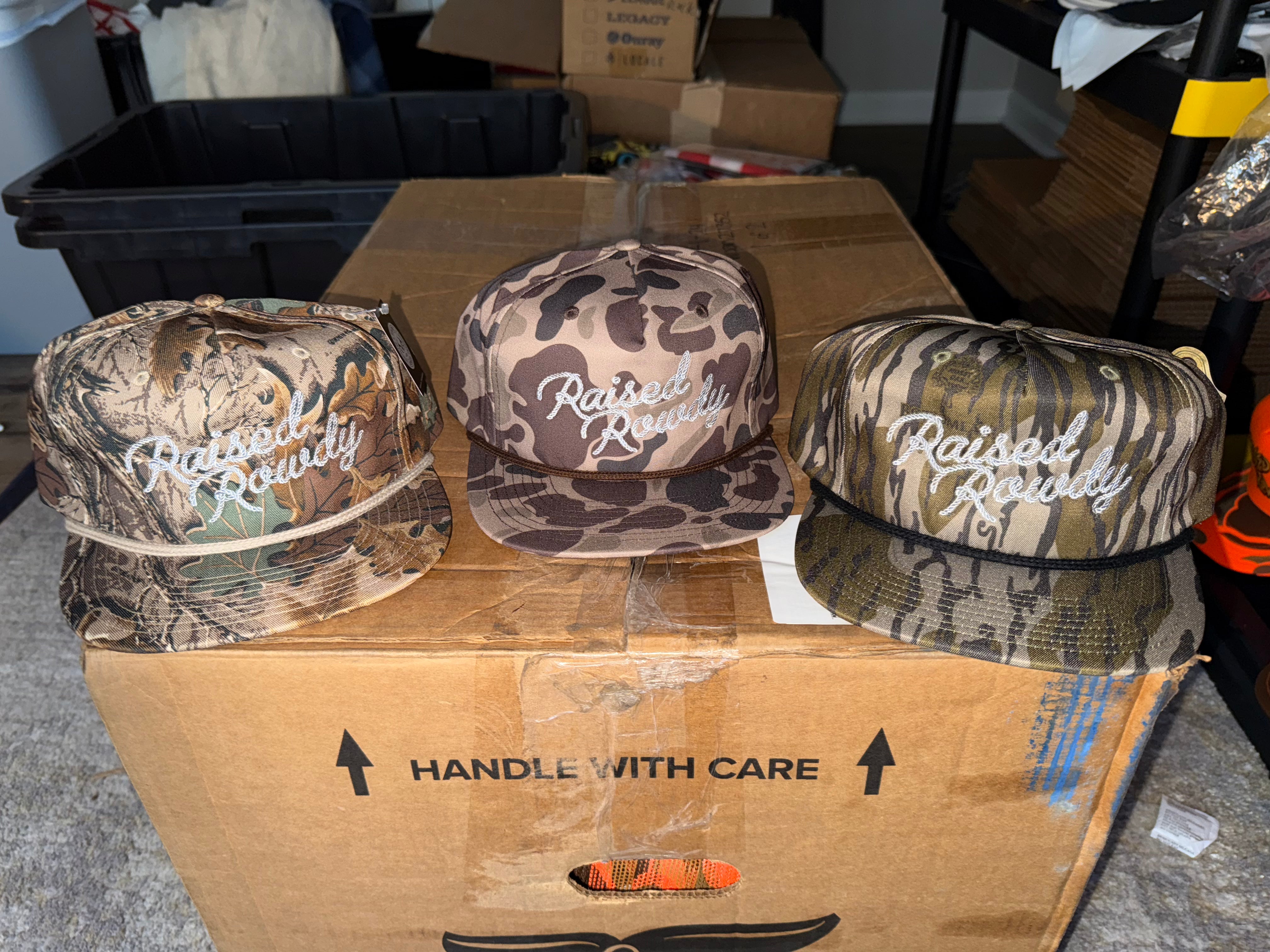 Premium Old School Camo Hat