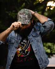 Old School Camo Script Hat