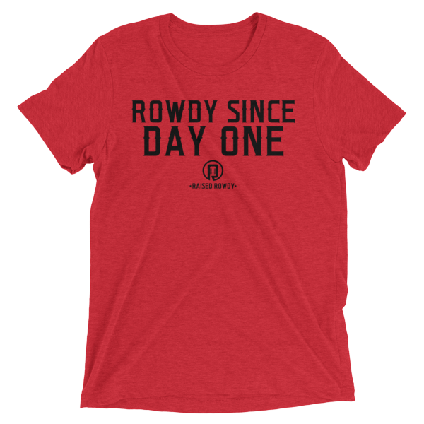 Rowdy red best sale t shirt