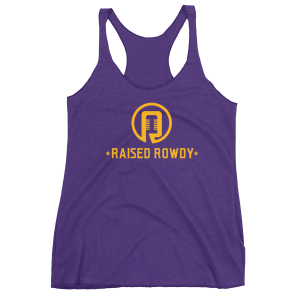 Raised Rowdy Logo Women's Racerback Tank