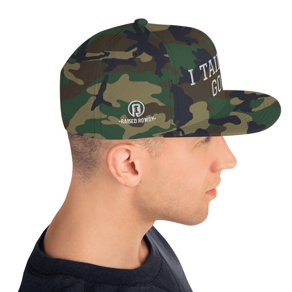 White Thread I TAILGATE GOOD Snapback Hat
