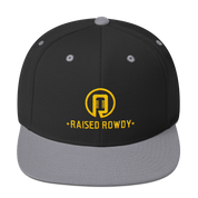 Raised Rowdy Flat Brim Snapback Hat