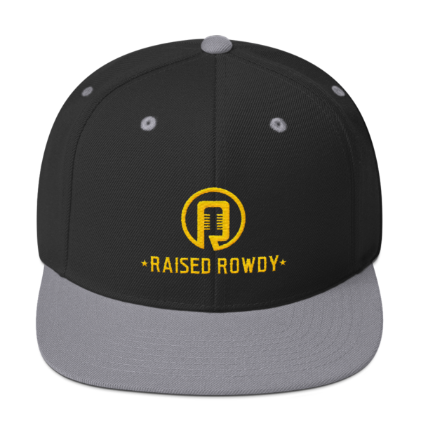 Raised Rowdy Flat Brim Snapback Hat