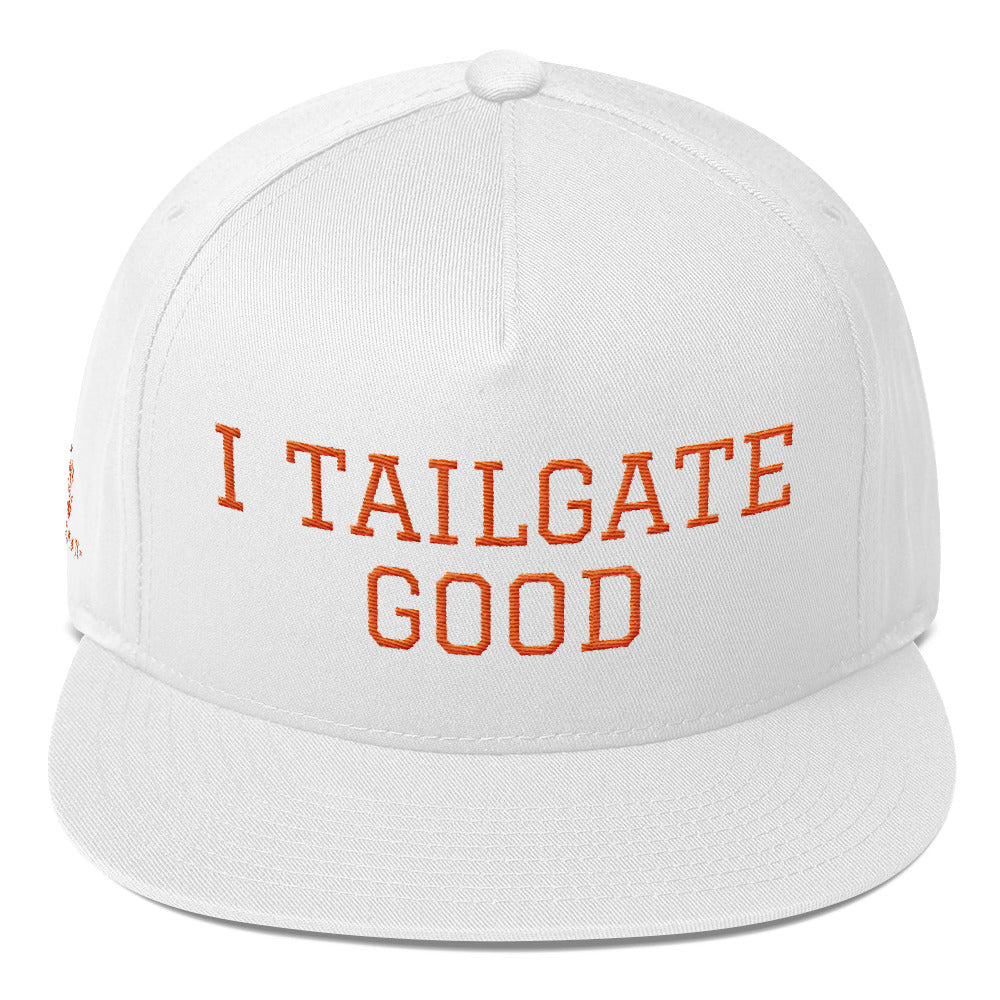 Orange Logo I Tailgate Good Hat