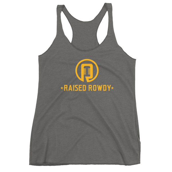 Raised Rowdy Logo Women's Racerback Tank