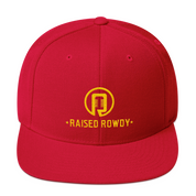 Raised Rowdy Flat Brim Snapback Hat