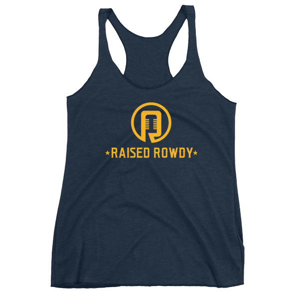 Raised Rowdy Logo Women's Racerback Tank