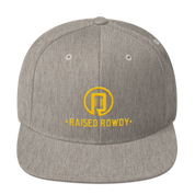 Raised Rowdy Flat Brim Snapback Hat