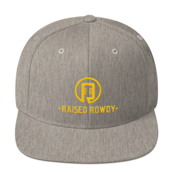 Raised Rowdy Flat Brim Snapback Hat