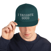 White Thread I TAILGATE GOOD Snapback Hat