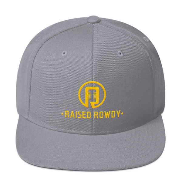 Raised Rowdy Flat Brim Snapback Hat