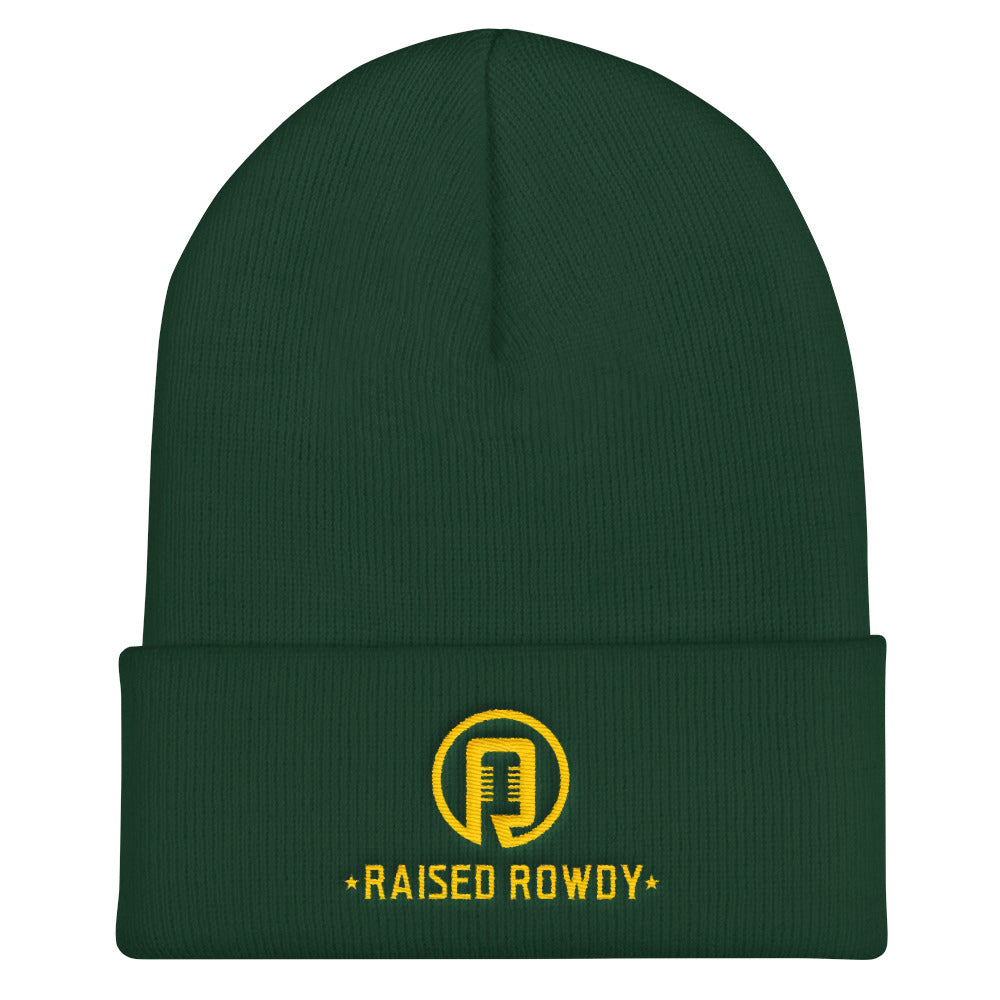 Raised Rowdy Logo Cuffed Beanie