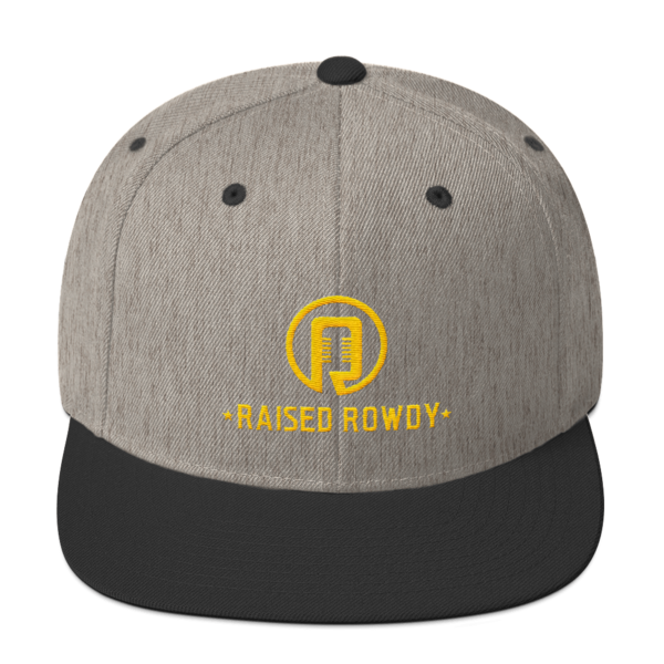 Raised Rowdy Flat Brim Snapback Hat