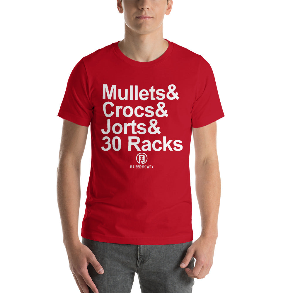 Mullets & Short-Sleeve Unisex T-Shirt