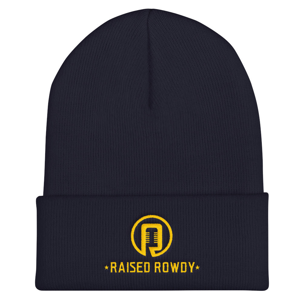Raised Rowdy Logo Cuffed Beanie