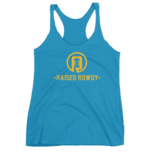 Raised Rowdy Logo Women's Racerback Tank
