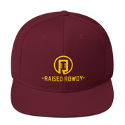 Raised Rowdy Flat Brim Snapback Hat