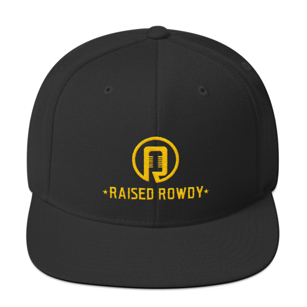 Raised Rowdy Flat Brim Snapback Hat