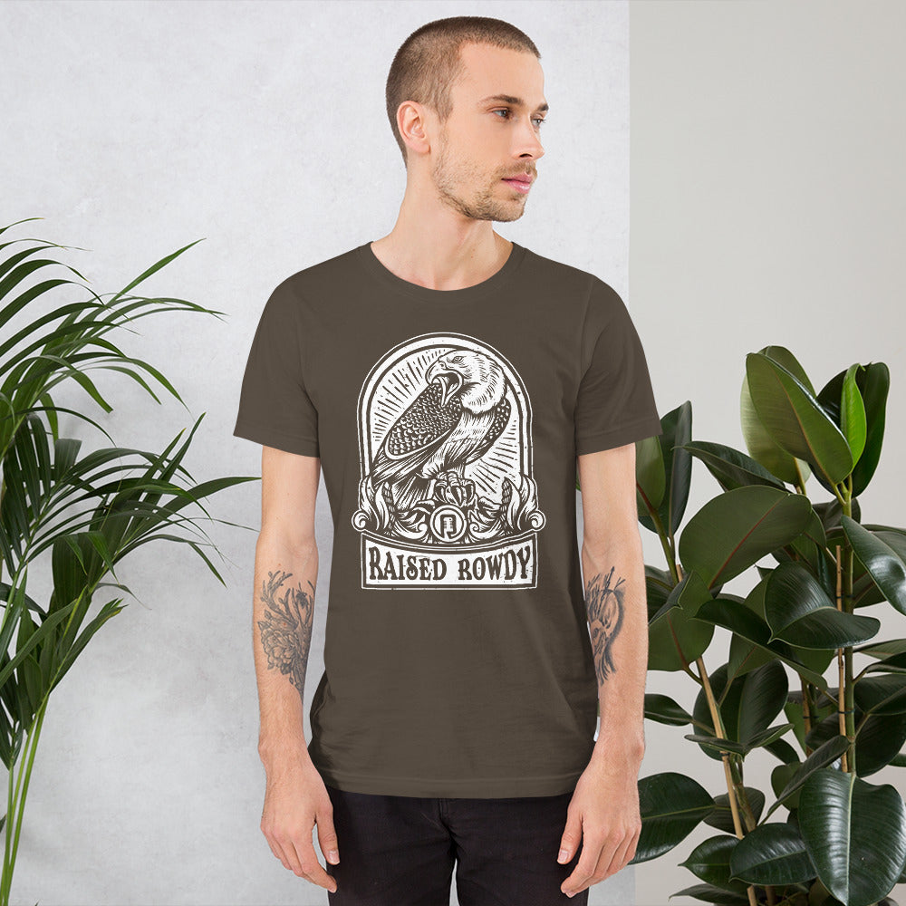 Screaming Eagle Front Design Short-Sleeve Unisex T-Shirt