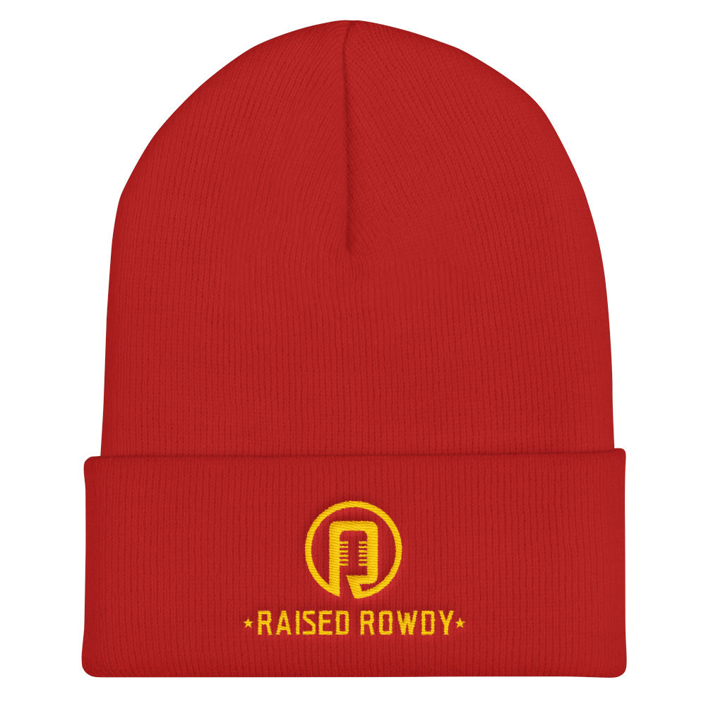 Raised Rowdy Logo Cuffed Beanie