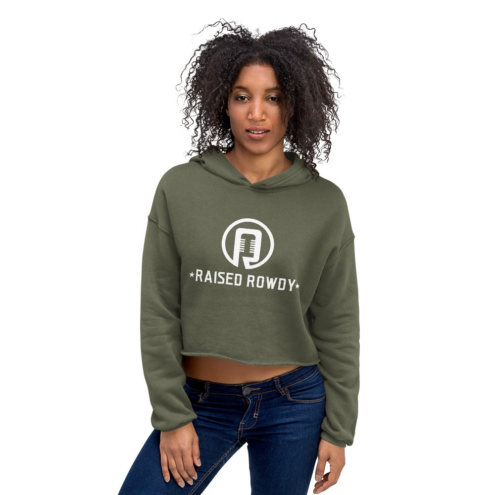 Logo Crop Hoodie