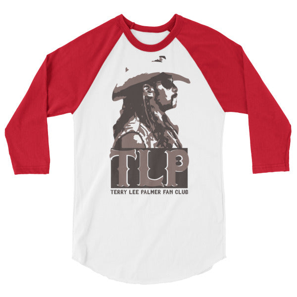 Terry Lee Palmer Fan Club 3/4 sleeve raglan shirt