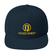 Raised Rowdy Flat Brim Snapback Hat