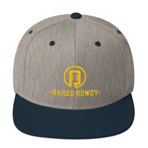 Raised Rowdy Flat Brim Snapback Hat