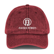 Raised Rowdy Vintage Cotton Twill Cap (Denim Style)
