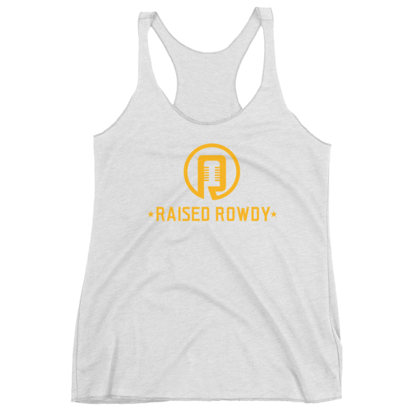 Raised Rowdy Logo Women's Racerback Tank
